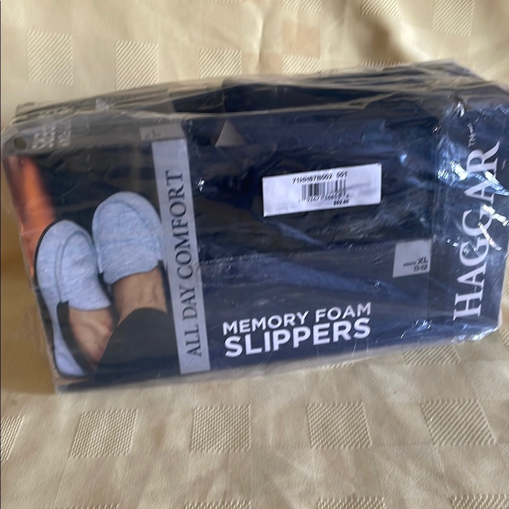 Haggar All Day Comfort Memory Foam Slippers - XL-11;12